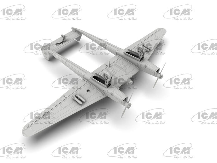 Fw 189C/V-6 German attack aircraft Scale 1:72 ICM72290 Plastic Model Aircraft Kit