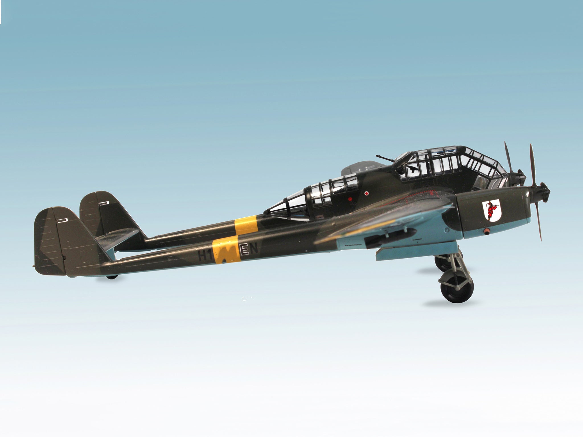 ICM 72291 Plastic model kit Scale 1:72 German reconnaissance plane Fw 189A-1