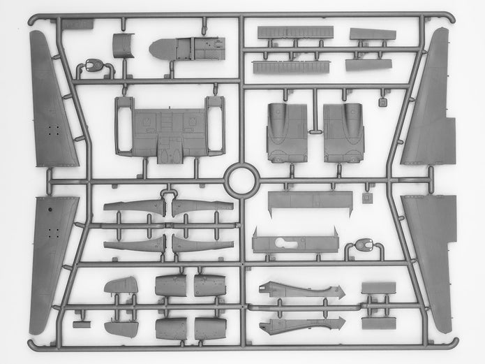 ICM 72292 Plastic model aircraft kit 1:72 German reconnaissance plane Fw. 189A-2