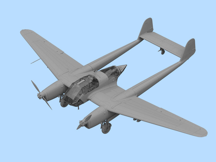 ICM 72292 Plastic model aircraft kit 1:72 German reconnaissance plane Fw. 189A-2