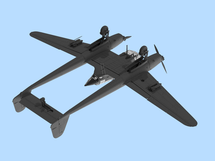 ICM 72292 Plastic model aircraft kit 1:72 German reconnaissance plane Fw. 189A-2