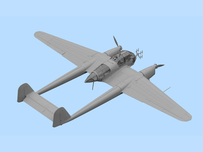 ICM 72293 Plastic model kit airplanes 1:72 WWII German night fighter FW 189A-1