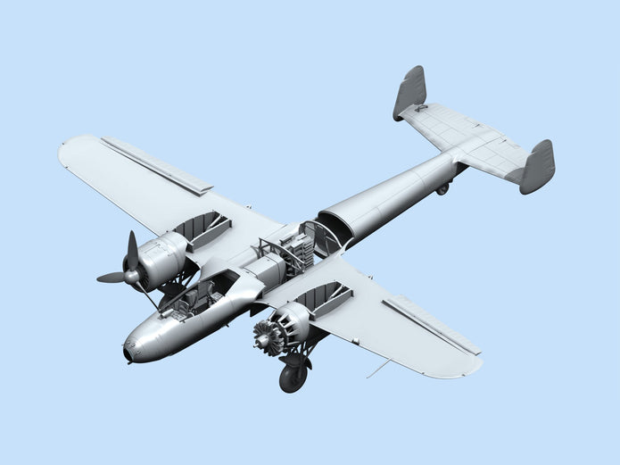 ICM 72303 model kit airplanes 1:72 Dornier Do 17Z-10, WWII German night fighter