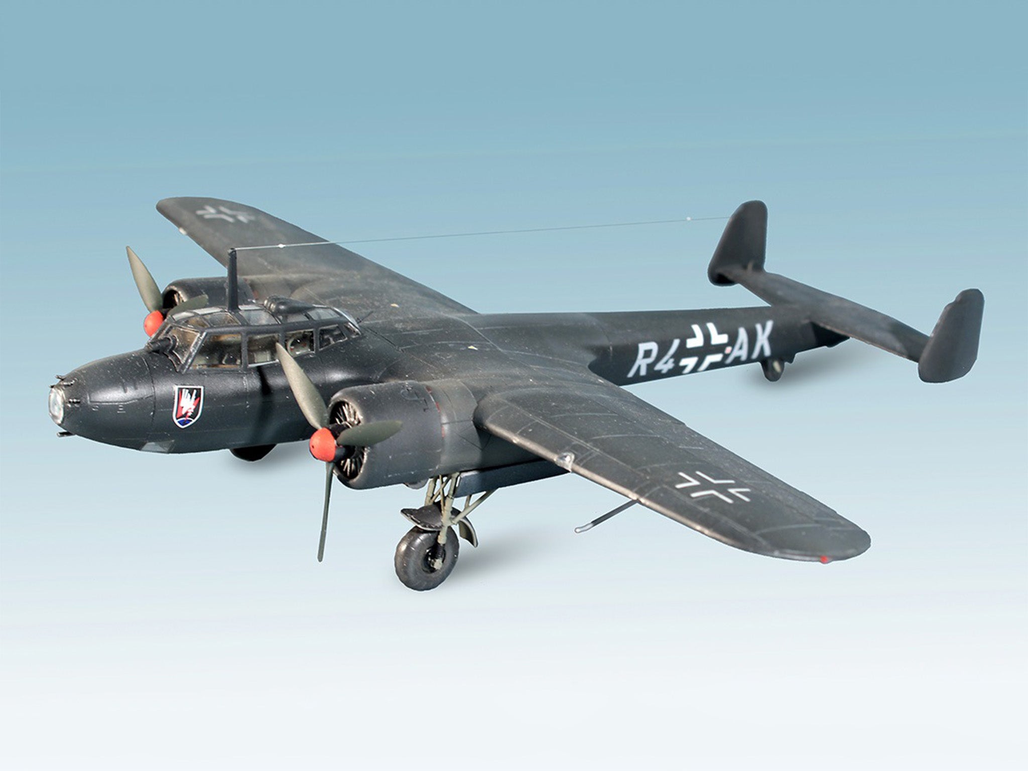 ICM 72303 model kit airplanes 1:72 Dornier Do 17Z-10, WWII German night fighter