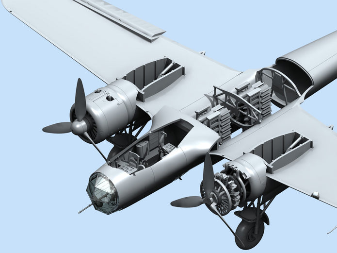 ICM 72304 Plastic model kit airplanes Scale 1:72 WWII German bomber Do 17Z-2
