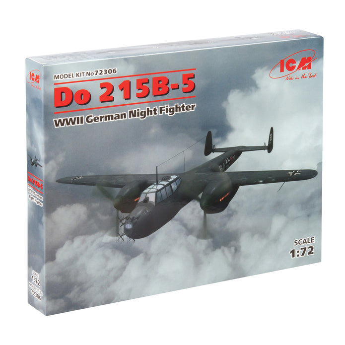 ICM 72306 Plastic model kit airplanes 1:72 Do 215B-5, WWII German Night Fighter