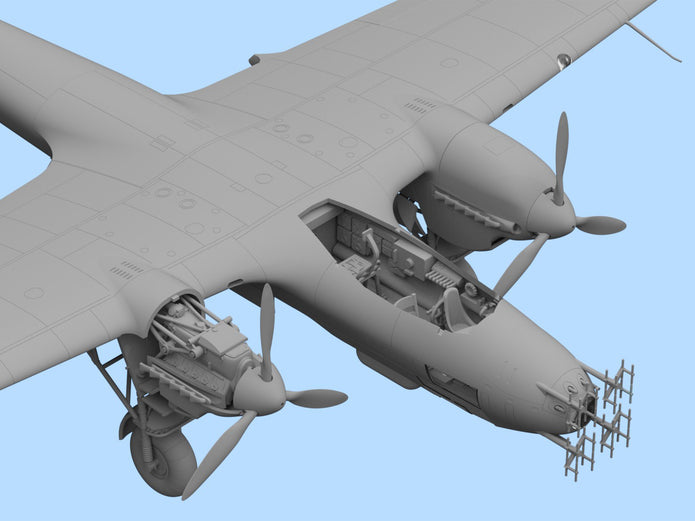ICM 72306 Plastic model kit airplanes 1:72 Do 215B-5, WWII German Night Fighter