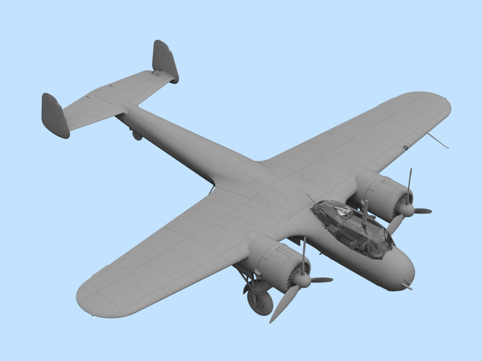 ICM 72307 Plastic model airplanes kit 1:72 Do 17Z-7, WWII German Night Fighter
