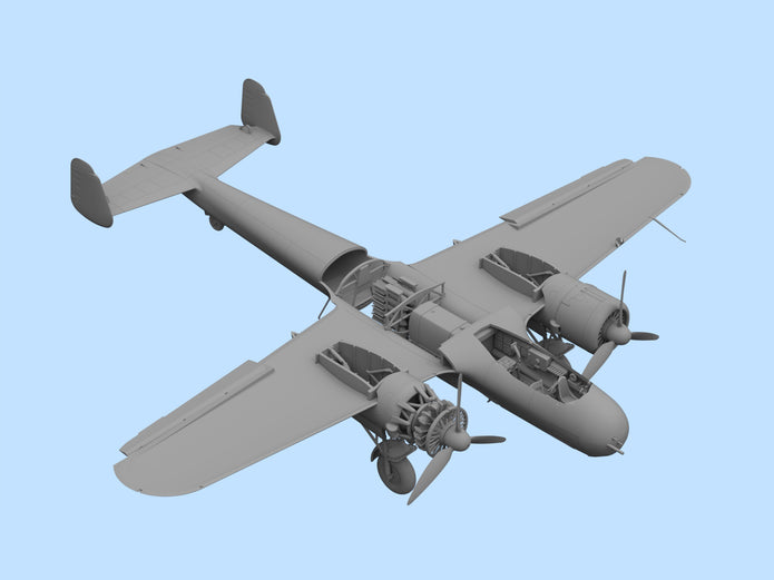 ICM 72307 Plastic model airplanes kit 1:72 Do 17Z-7, WWII German Night Fighter
