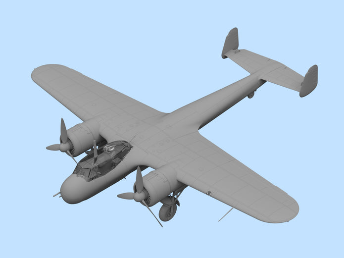 ICM 72307 Plastic model airplanes kit 1:72 Do 17Z-7, WWII German Night Fighter
