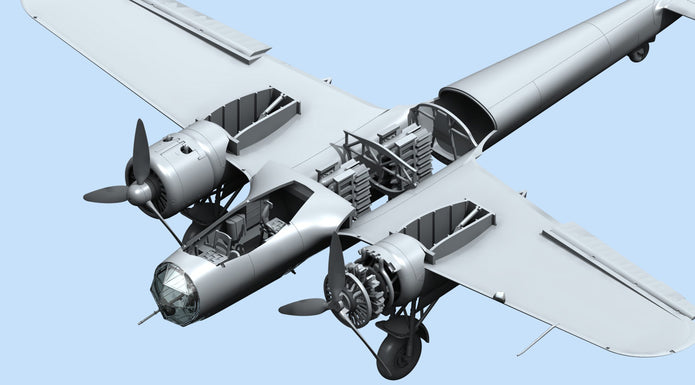 ICM 72308 Plastic model aircraft kit Scale 1:72 Do-17Z-2 WWII Finnish bomber