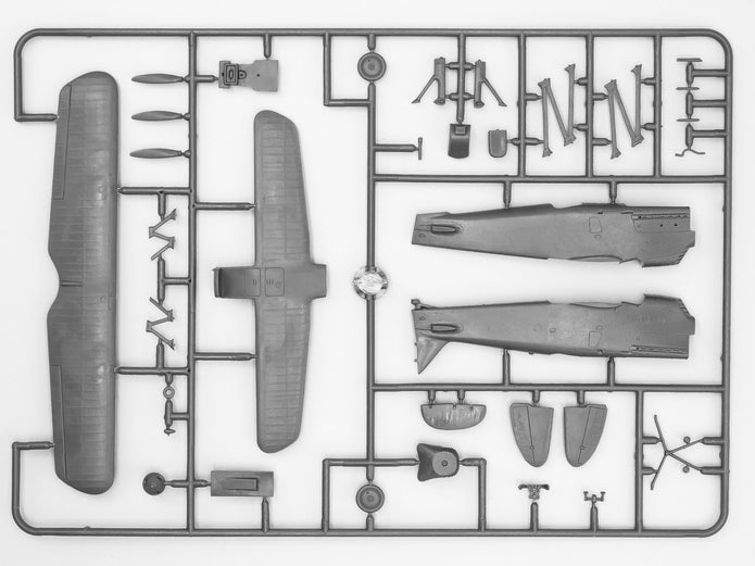 ICM 72311 Plastic model airplanes kit 1:72 Ki-10-II Japan army fighter-biplane