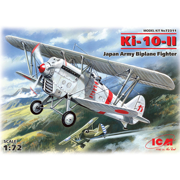 ICM 72311 Plastic model airplanes kit 1:72 Ki-10-II Japan army fighter-biplane