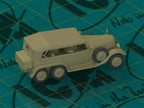 ICM 72472 Plastic model kit Scale 1:72 WWII German staff car G4,1935 production