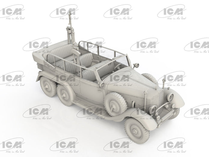 ICM 72473 model kit 1:72 Type G4 Partisanenwagen with MG 34, WWII German vehicle