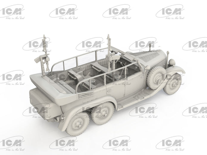 ICM 72473 model kit 1:72 Type G4 Partisanenwagen with MG 34, WWII German vehicle