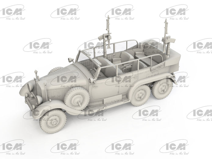ICM 72473 model kit 1:72 Type G4 Partisanenwagen with MG 34, WWII German vehicle