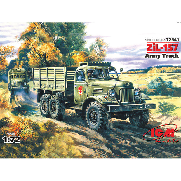 ICM 72541 Plastic model car kit Scale 1:72 Zil-157 Soviet truck - kits models
