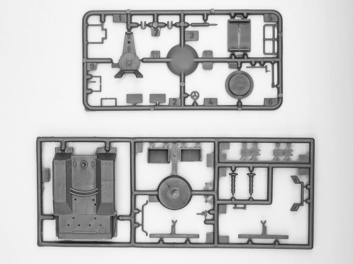 ICM 72591 Plastic model kit Scale 1:72 BM-24-12 Soviet Army rocket volley system