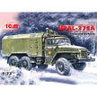 ICM 72712 Plastic model kit car Scale 1:72 Ural-375D Soviet Army command truck