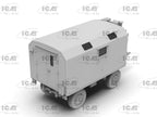 ZiL-131 Truck with trailer Armed Forces of Ukraine Plastic Model Kit Scale 1:72 ICM 72817