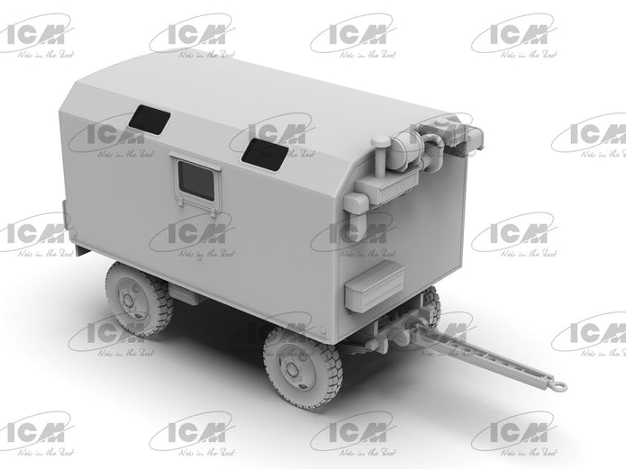ZiL-131 Truck with trailer Armed Forces of Ukraine Plastic Model Kit Scale 1:72 ICM 72817