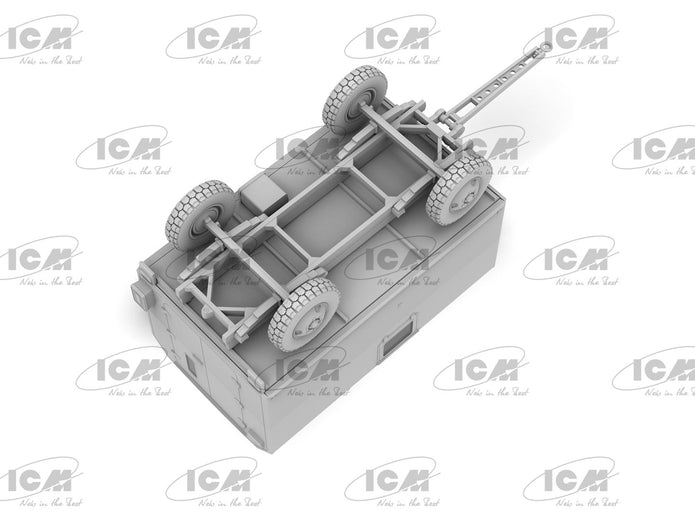 ZiL-131 Truck with trailer Armed Forces of Ukraine Plastic Model Kit Scale 1:72 ICM 72817