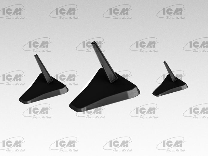 ICM A002 Aircraft models stands in 1:48, 1:72, 1:144 scales (Black edition)