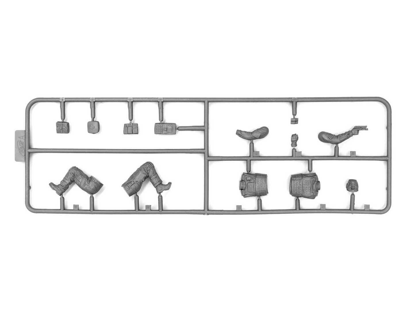 ICM DS2401 Plastic model figures kit Scale 1:24 S.W.A.T. Team kits for dioramas