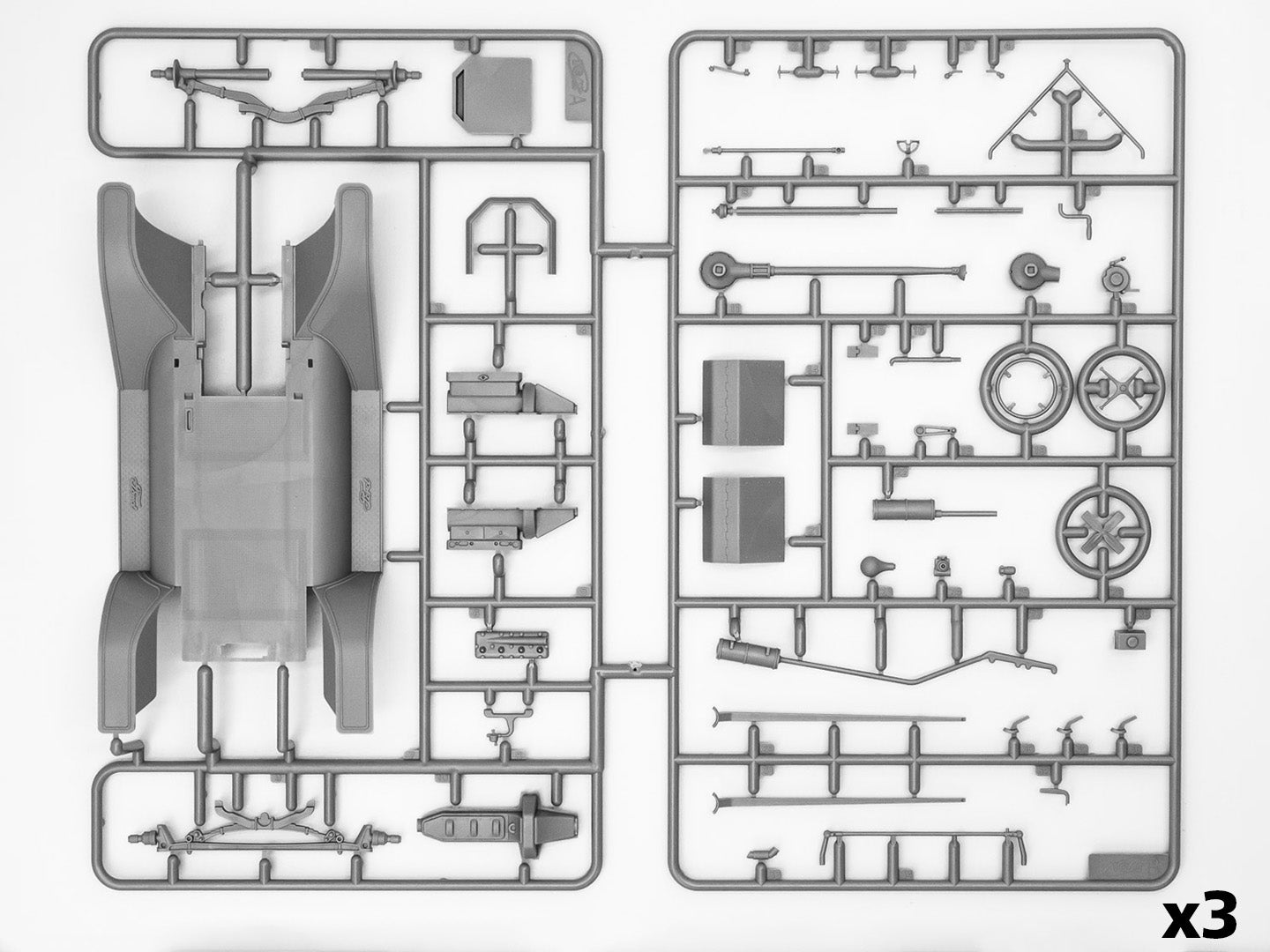 The Various ‘Tin Lizzie’ Scale 1:24 ICMDS2402 Plastic Model Car Kit