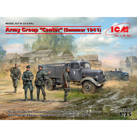 ICM DS3502 Plastic model kit Scale 1:35 Army Group "Center" (Summer 1941)