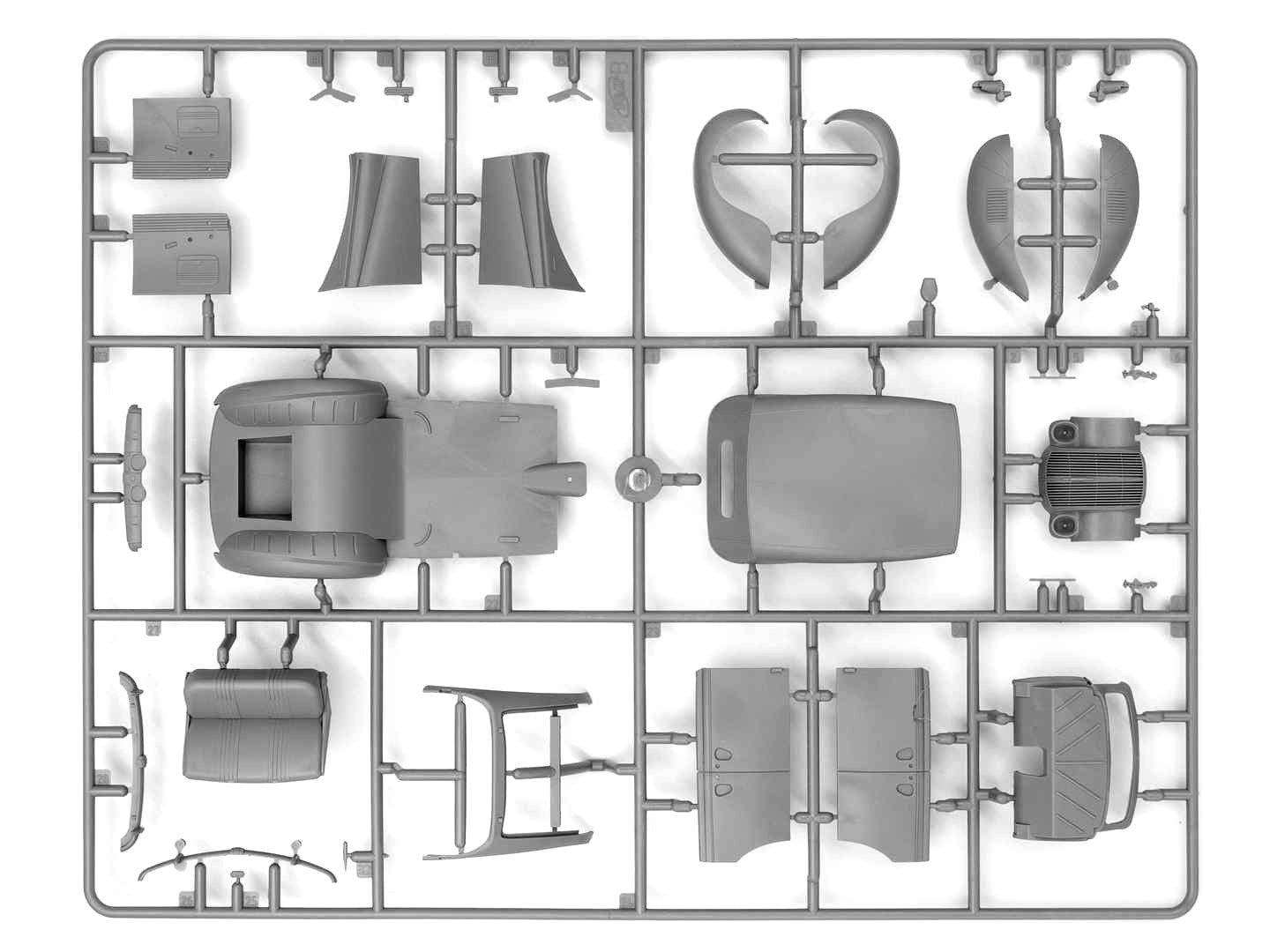 ICM DS3504 model kit 1:35 Wehrmacht Personnel Cars (Kadett K38 Kapitan Admiral)