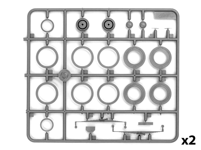 ICM DS3504 model kit 1:35 Wehrmacht Personnel Cars (Kadett K38 Kapitan Admiral)