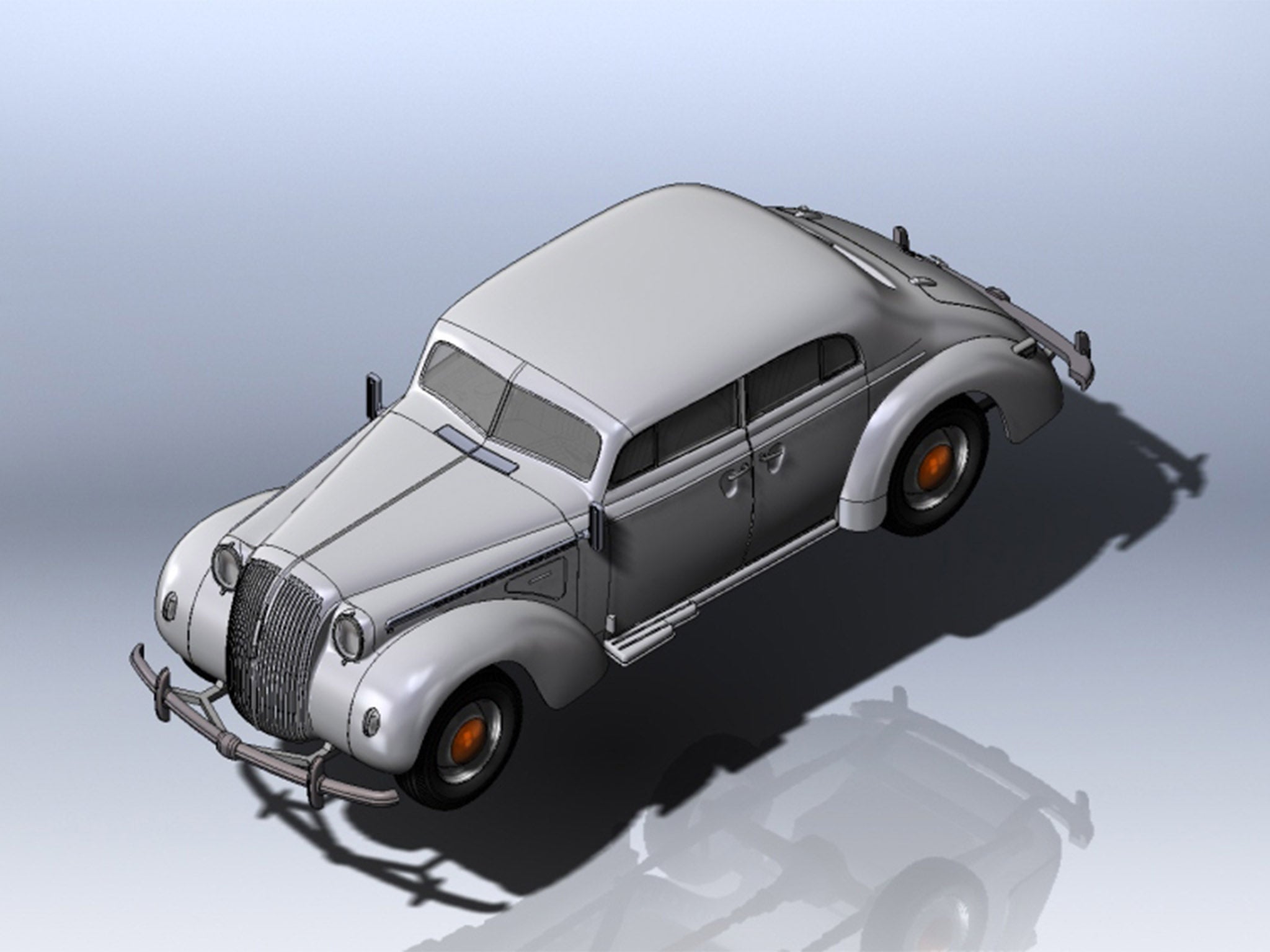 ICM DS3504 model kit 1:35 WWII-era German vehicle Personnel Cars (Kadett K38 Kapitan Admiral)