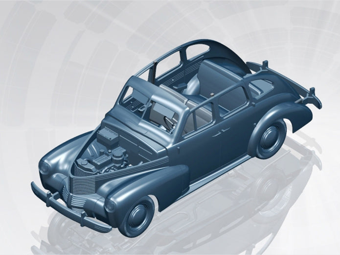 ICM DS3504 model kit 1:35 Wehrmacht Personnel Cars (Kadett K38 Kapitan Admiral)