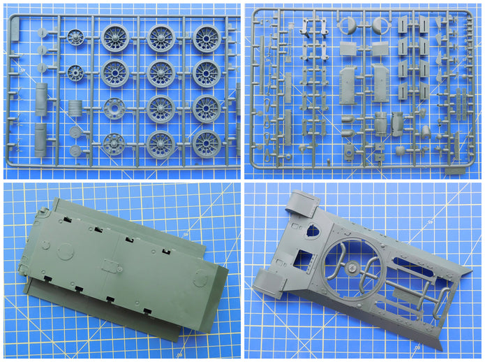 ICM DS3506 model kit 1:35 Battle of Berlin April 1945 T-34-85, King Tiger 2inbox