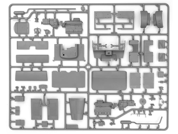 ICM DS3508 model Trucks kit 1:35 Wehrmacht 3axle Henschel33D1 KruppL3H163 LG3000