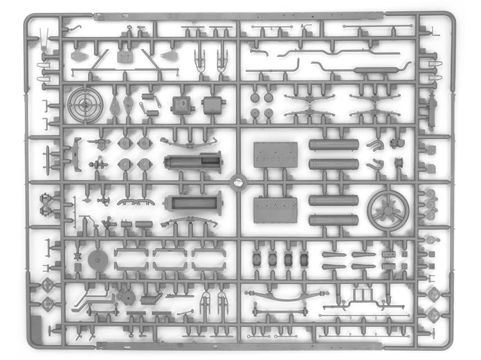 ICM DS3508 model Trucks kit 1:35 Wehrmacht 3axle Henschel33D1 KruppL3H163 LG3000