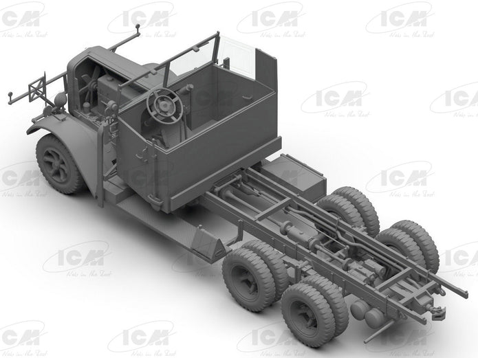 ICM DS3508 model Trucks kit 1:35 Wehrmacht 3axle Henschel33D1 KruppL3H163 LG3000
