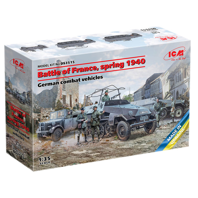 ICM DS3515 Plastic model kit Scale 1:35 Battle of France, spring 1940 kits model