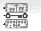 ICM DS3517 model kit 1:35 Mobile brigade 'West' (Schnelle Brigade West), 1943
