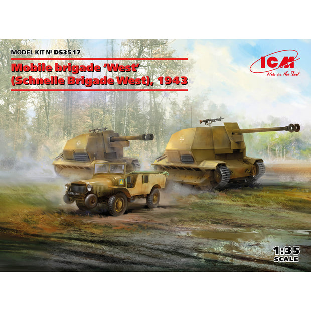 ICM DS3517 model kit 1:35 Mobile brigade 'West' (Schnelle Brigade West), 1943