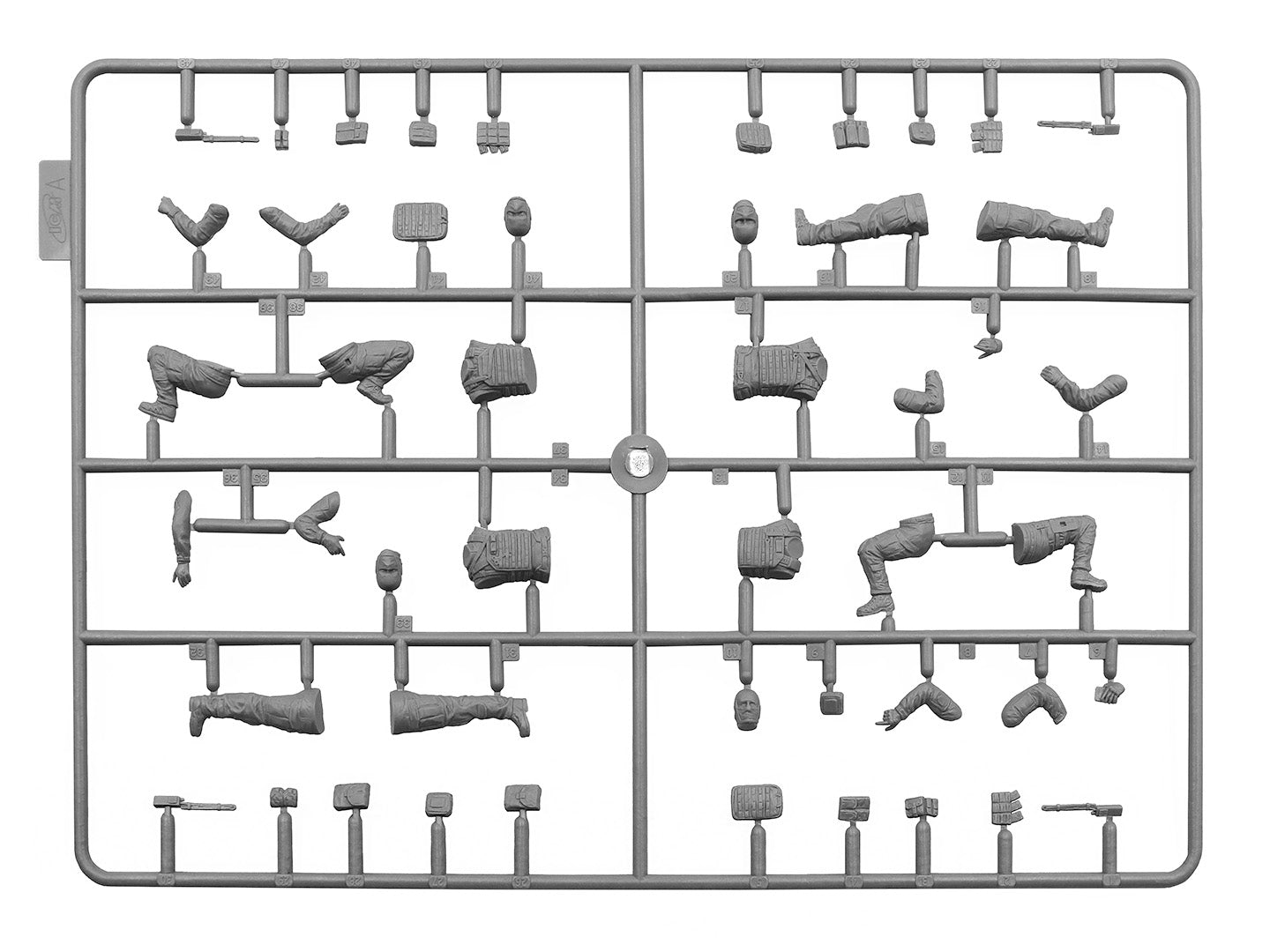 Before the assault. Eastern Ukraine 2022 Scale 1:35 ICMDS3521 Plastic Model Truck Kit