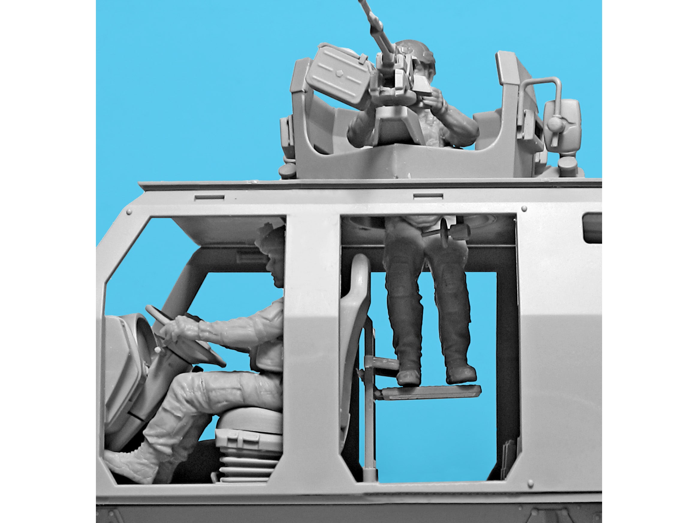 Before the assault. Eastern Ukraine 2022 Scale 1:35 ICMDS3521 Plastic Model Truck Kit