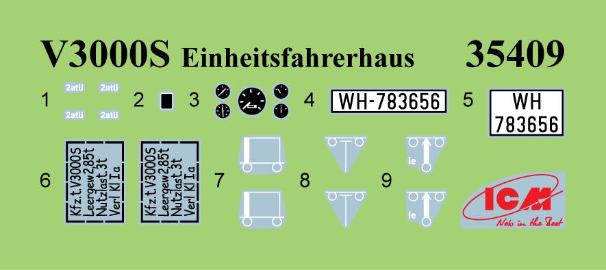 Maultiers military trucks Scale 1:35 Plastic Model Kit ICM DS3522