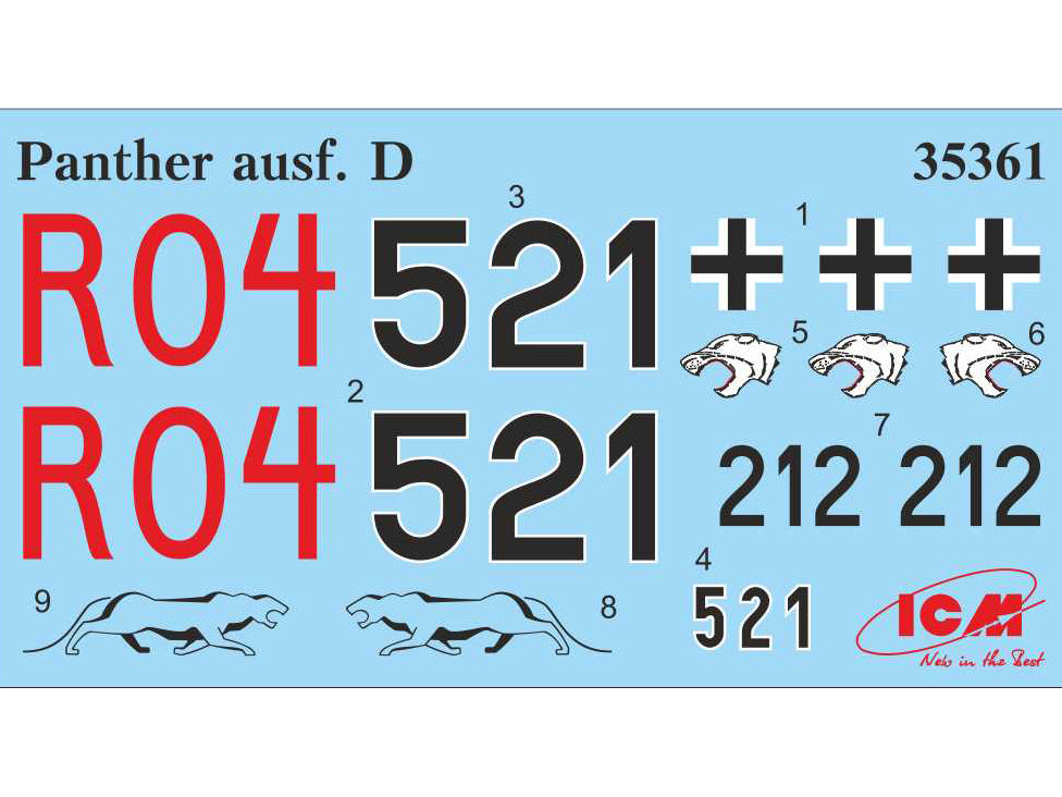 Panzerwaffe Steel Cats Scale 1:35 ICMDS3524 Plastic Model Tank Kit