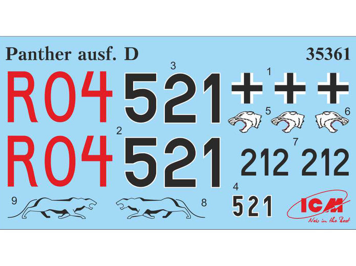Panzerwaffe Steel Cats Scale 1:35 ICMDS3524 Plastic Model Tank Kit