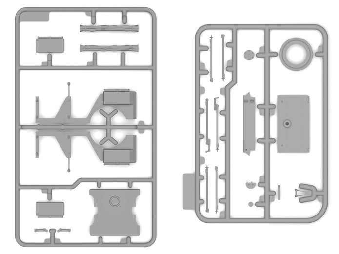 Wehrmacht Self-propelled AA vehicles Scale 1:35 ICMDS3526 Plastic Model Car Kit