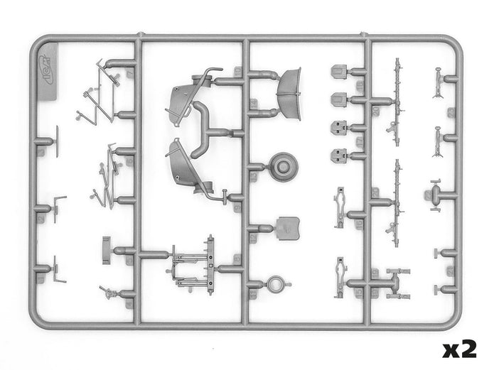 Wehrmacht Self-propelled AA vehicles Scale 1:35 ICMDS3526 Plastic Model Car Kit