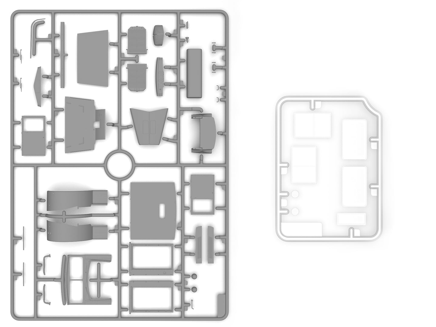 Wehrmacht Self-propelled AA vehicles Scale 1:35 ICMDS3526 Plastic Model Car Kit